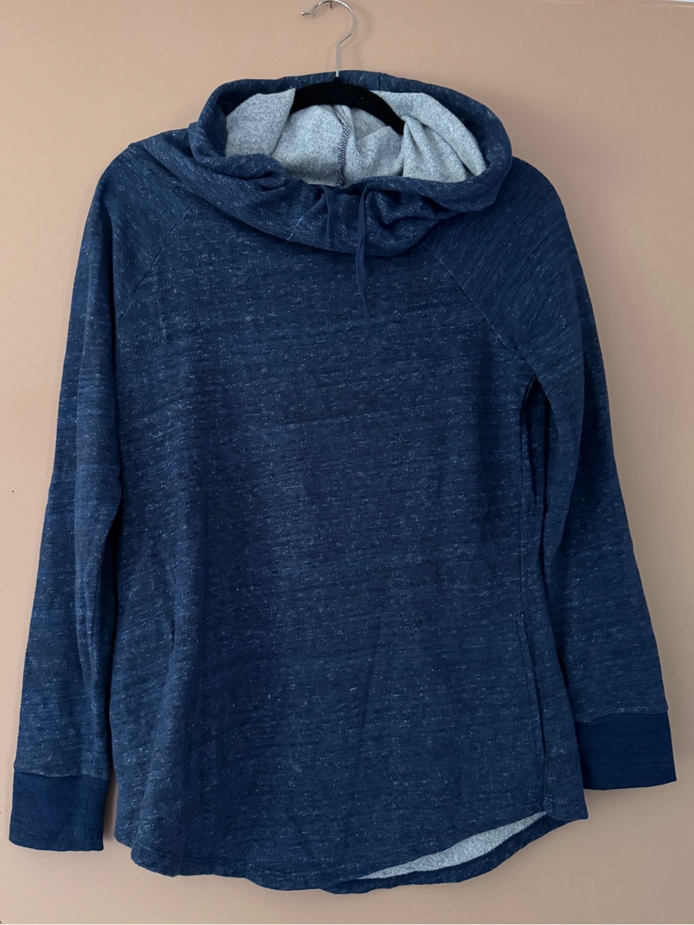 NWOT Blue Hooded Pullover Sweater